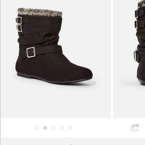 Justfab booties size 8